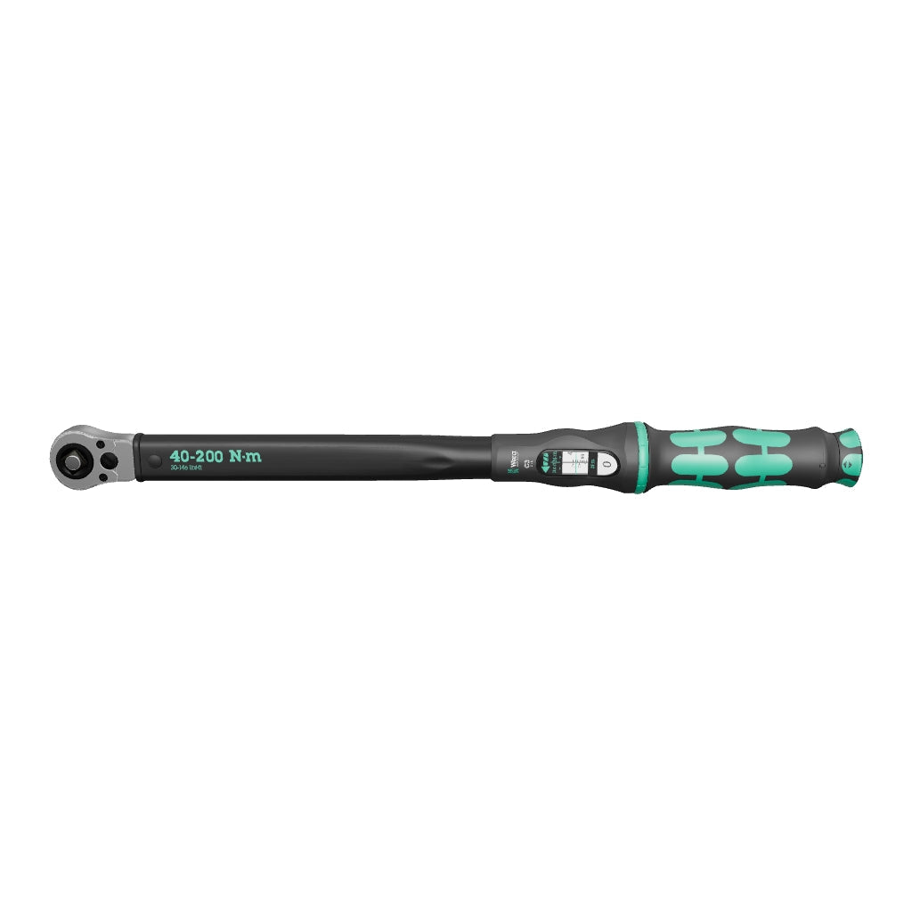 Wera 075626 Click-Torque C 3 Push-Through Adjustable Torque Wrench with 1/2" Drive, 40-200 Nm - WR075626 - KC Tool
