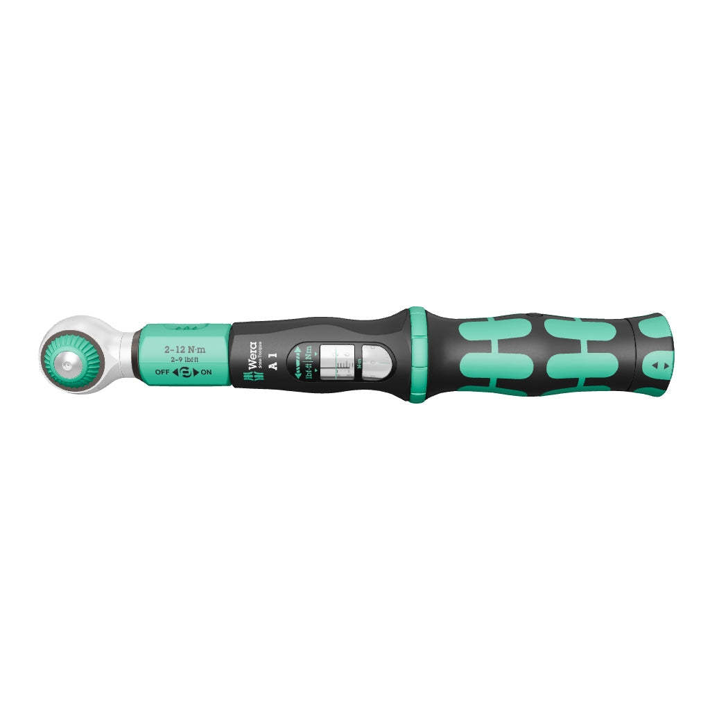 Wera 075800 Safe-Torque A 1 Torque Wrench, 1/4" Square Drive, 2-12Nm - WR075800 - KC Tool