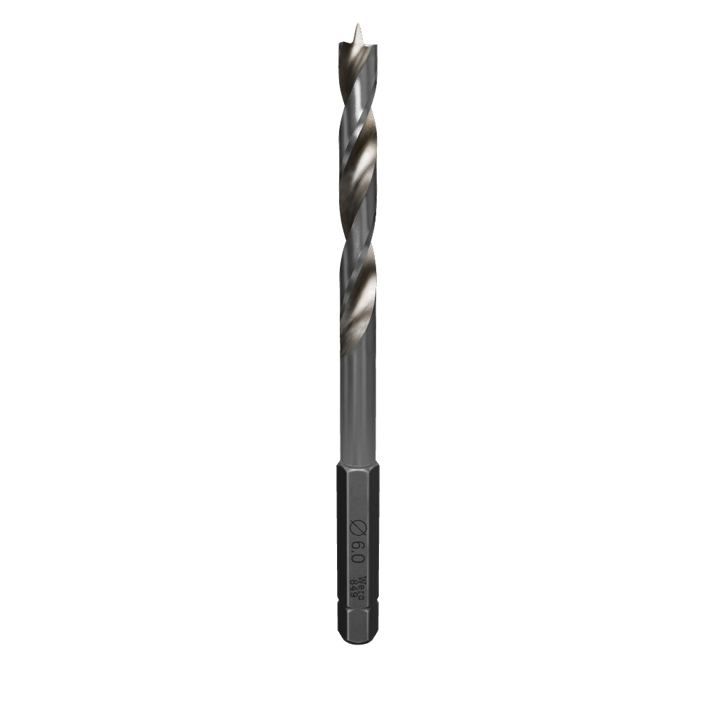 Wera 104603 HSS Twist Wood Drill Bit 6.0mm - WR104603 - KC Tool