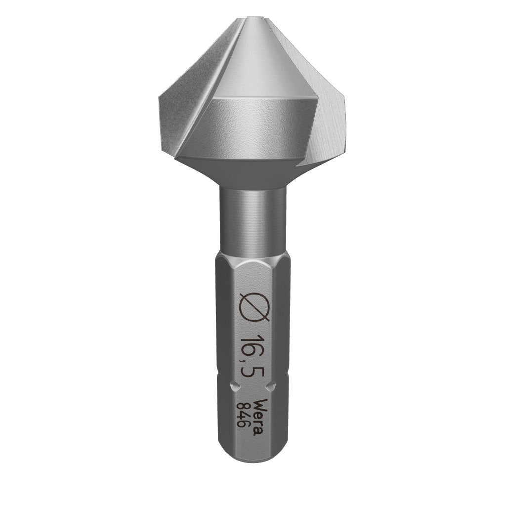 Wera 104634 3-flute Countersink Bit 16.5mm - WR104634 - KC Tool