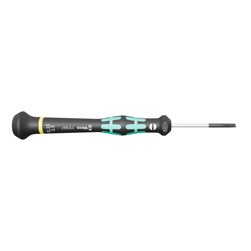 Wera 117995 3 x 50mm Kraftform Micro Slotted Precision Screwdriver - WR117995 - KC Tool