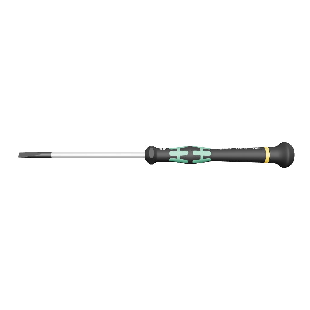 Wera 118012 3.5 x 80mm Kraftform Micro Slotted Precision Screwdriver - WR118012 - KC Tool