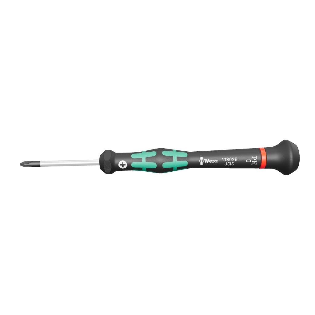 Wera 118026 PH #0 x 40mm Kraftform Micro Screwdriver - WR118026 - KC Tool