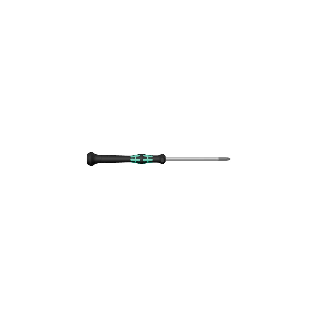 Wera 118032 PZ #1 x 80mm Kraftform Micro Pozidriv Precision Screwdriver - WR118032 - KC Tool