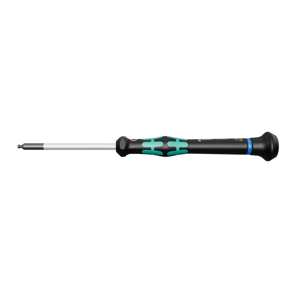 Wera 118106 7/64" x 60mm Kraftform Micro Ball End Hex Precision Screwdriver - WR118106 - KC Tool
