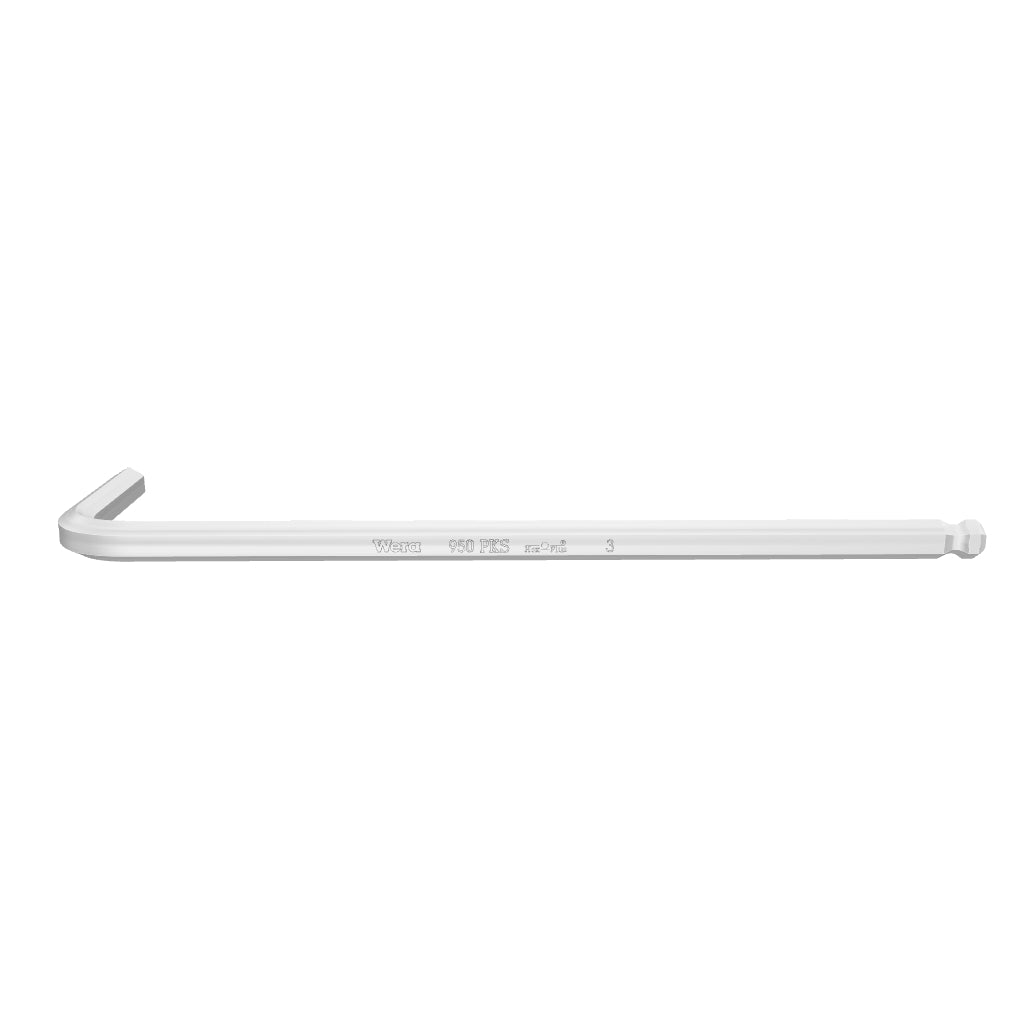Wera 133153 3 x 71mm Chrome Ball-end L-key - WR133153 - KC Tool