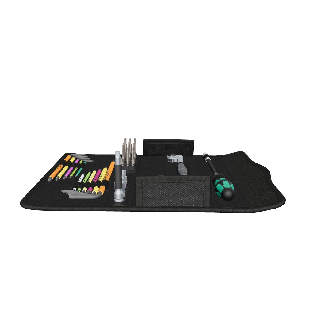 Wera 134013 Kraftform Kompakt F 1 Tool Set for Window Installation, 35 Pieces - WR134013 - KC Tool