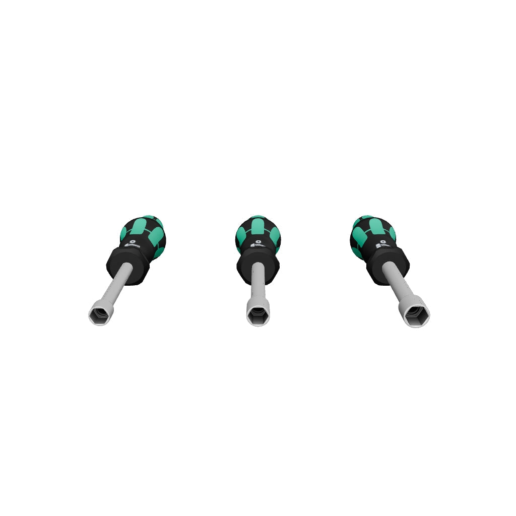 Wera 134275 HO/3 Kraftform Plus Sanitary Nut Driver Set, 3 Pieces - WR134275 - KC Tool