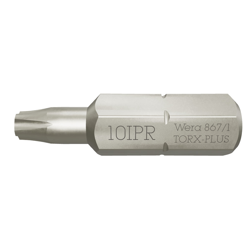 Wera 134700 IPR10 x 25mm Security TORX PLUS® Bit, Pentalobe, Five Lobe - WR134700 - KC Tool