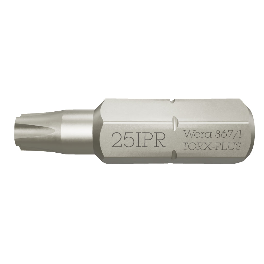 Wera 134703 IPR25 x 25mm Security TORX PLUS® Bit, Pentalobe, Five Lobe - WR134703 - KC Tool