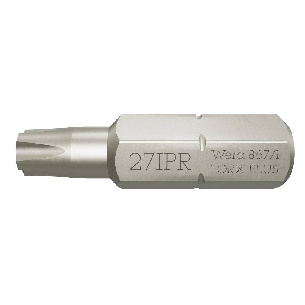 Wera 134704 IPR27 x 25mm Security TORX PLUS® Bit, Pentalobe, Five Lobe - WR134704 - KC Tool