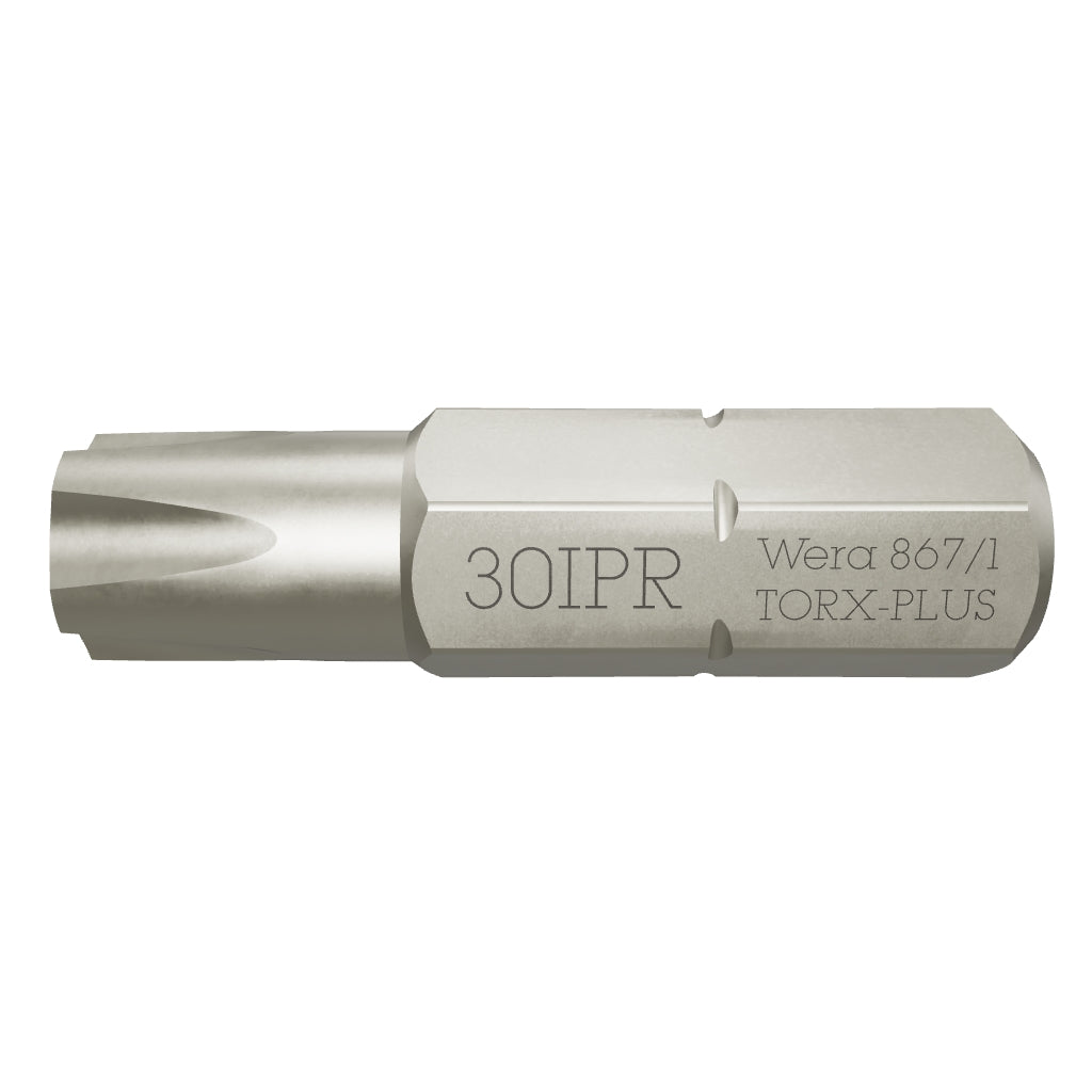 Wera 134705 IPR30 x 25mm Security TORX PLUS® Bit, Pentalobe, Five Lobe - WR134705 - KC Tool