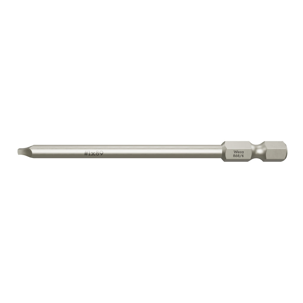 Wera 134800 #1 x 89mm Square Power Bit - WR134800 - KC Tool