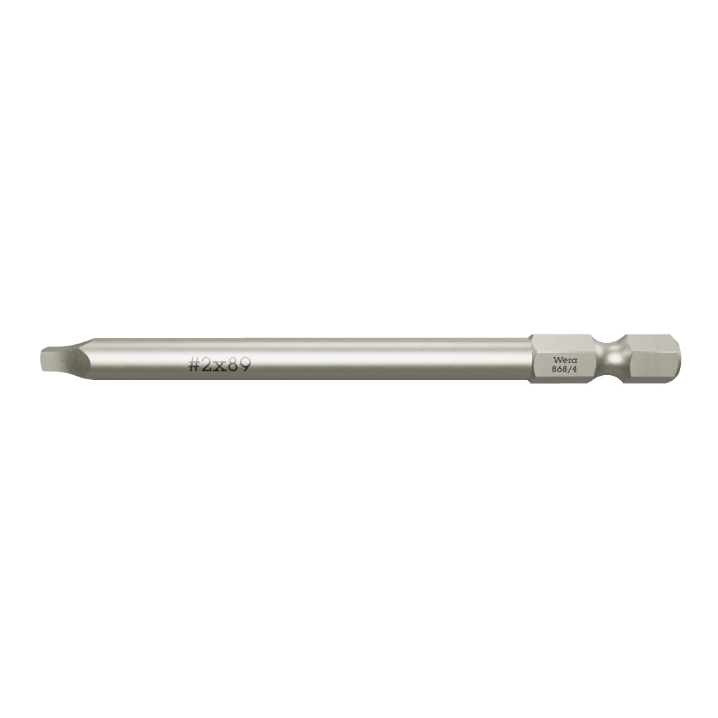 Wera 134801 #2 x 89mm Square Power Bit - WR134801 - KC Tool
