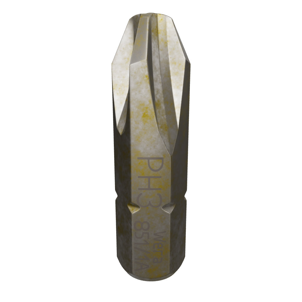 Wera 134921 #3 x 25mm Phillips Bit - WR134921 - KC Tool