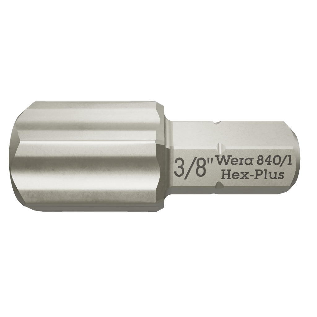 Wera 135068 3/8" x 25mm Hex Bit - WR135068 - KC Tool