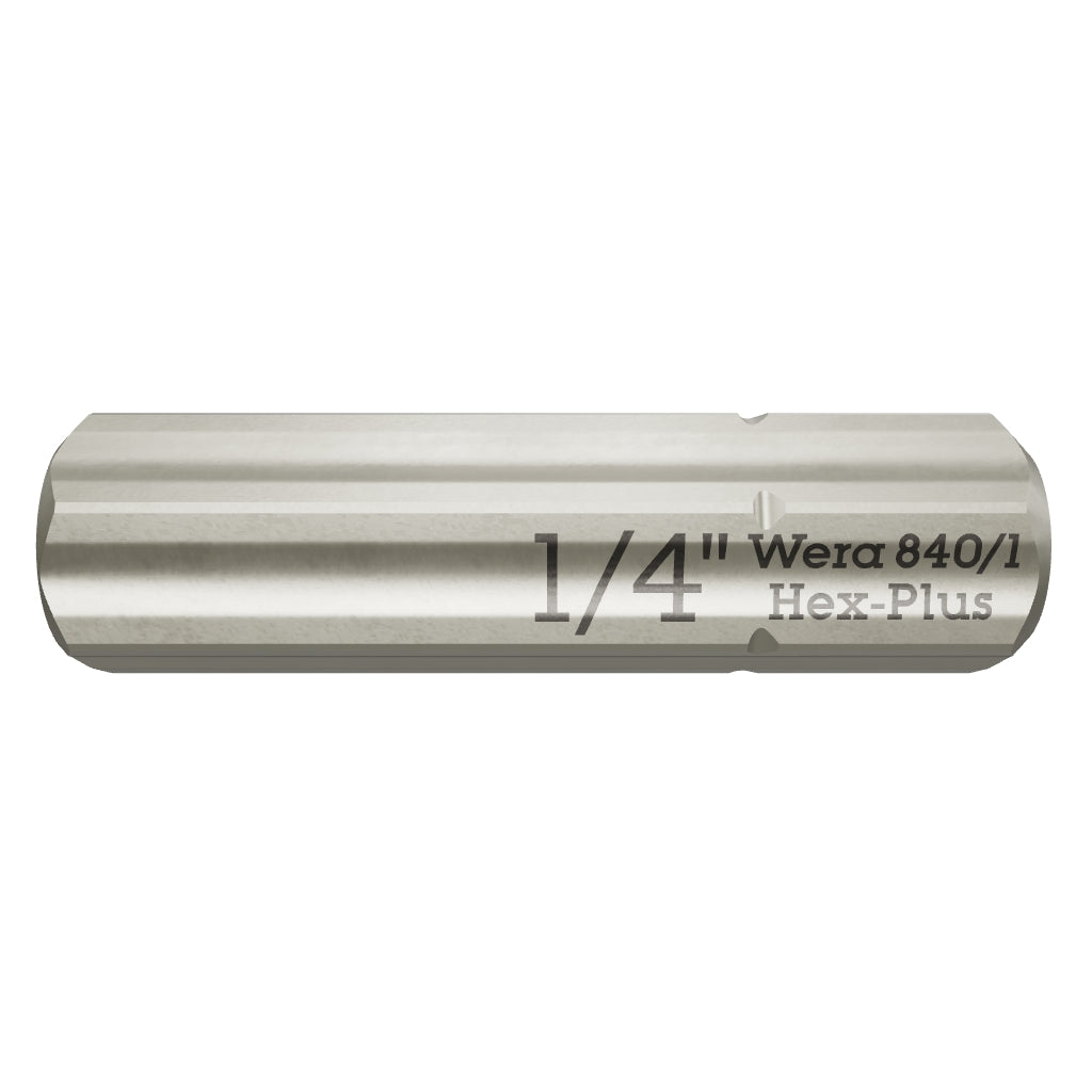Wera 135076 1/4" x 25mm Hex Bit - WR135076 - KC Tool