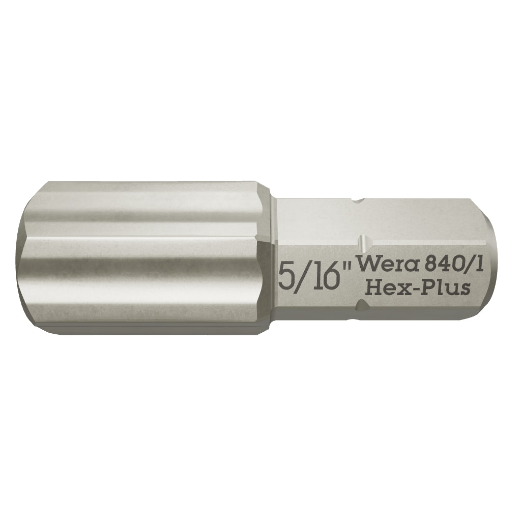 Wera 135077 5/16" x 25mm Hex Bit - WR135077 - KC Tool