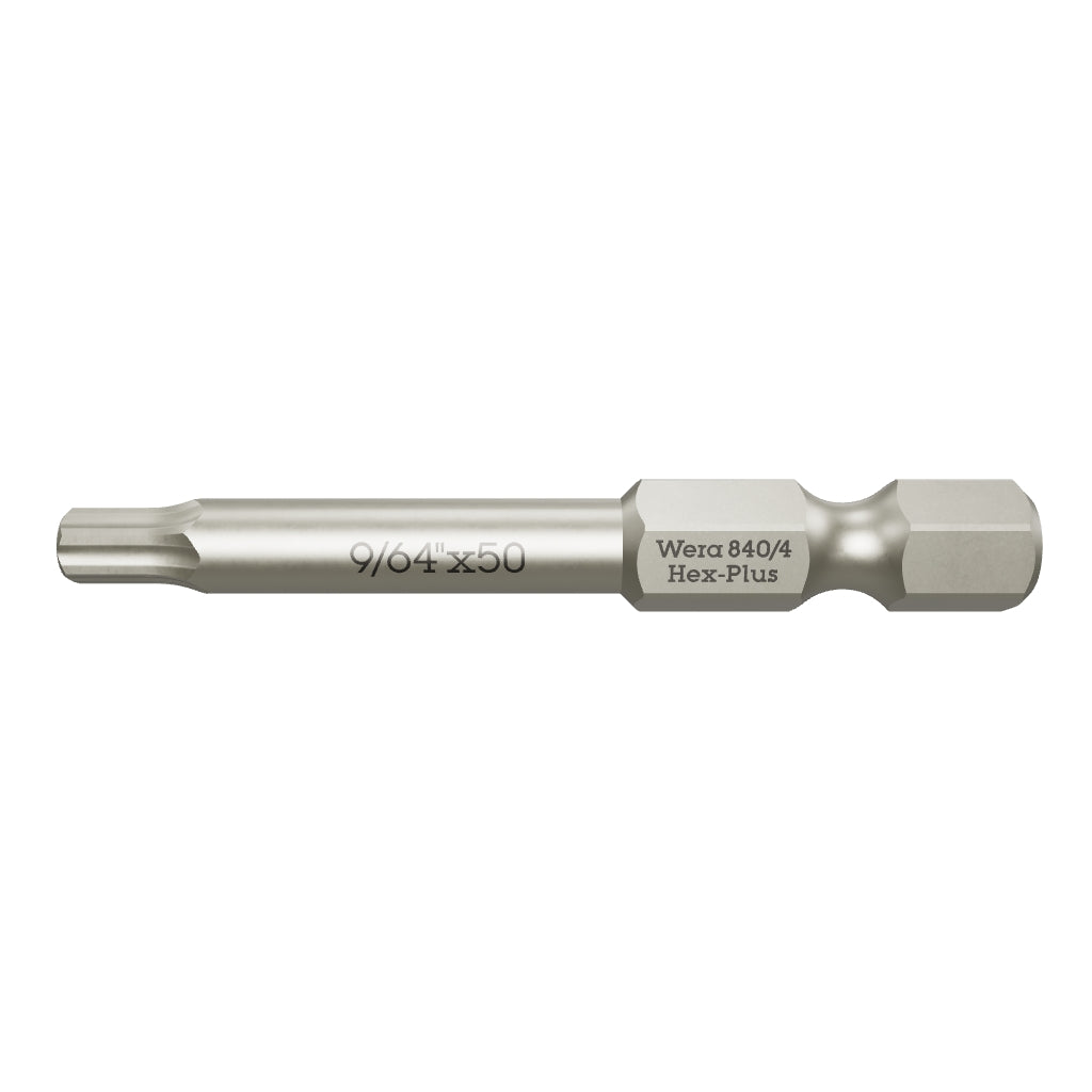 Wera 135095 9/64" x 50mm Hex Power Bit - WR135095 - KC Tool