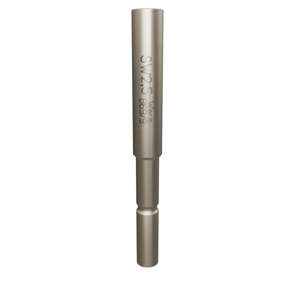 Wera 135224 2.5 x 44mm Nutsetter Bit - Halfmoon Drive - WR135224 - KC Tool