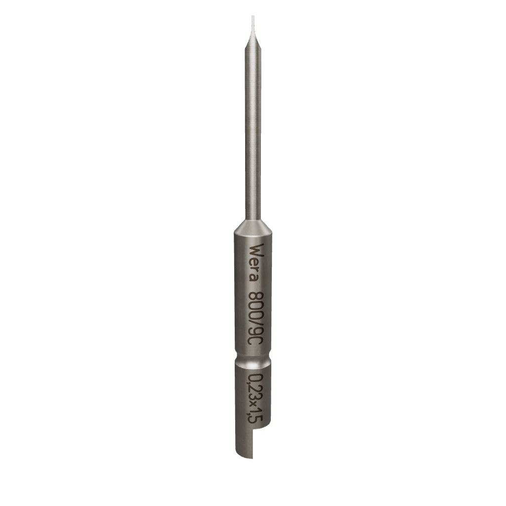 Wera 135265 1.5 x 0.23 x 44mm Slotted Bit - Halfmoon Drive - WR135265 - KC Tool