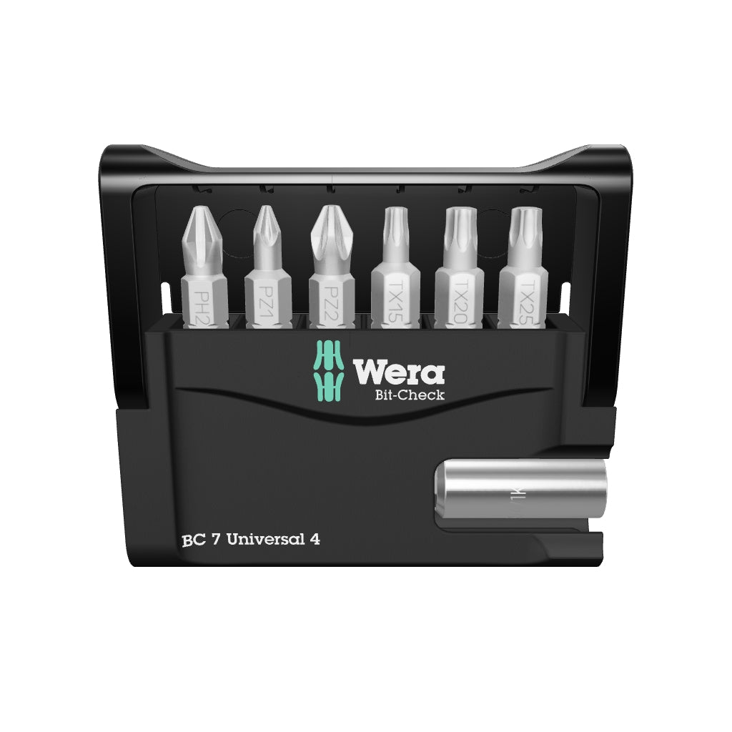 Wera 135810 Bit-Check 7 Universal 4 - WR135810 - KC Tool