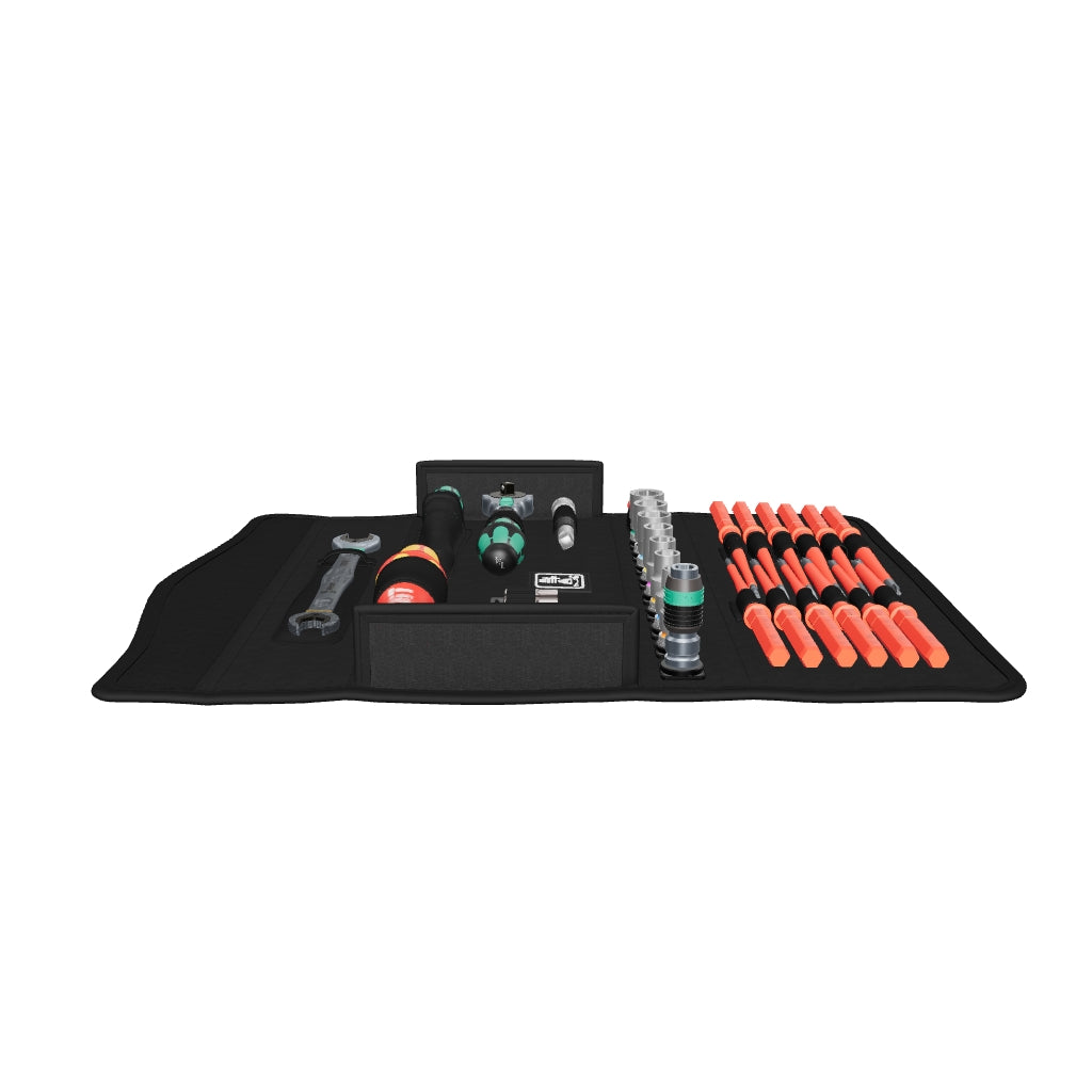 Wera 135870 Kraftform Kompact Maintenance W1 USA Metric Set, 35 Pieces - WR135870 - KC Tool