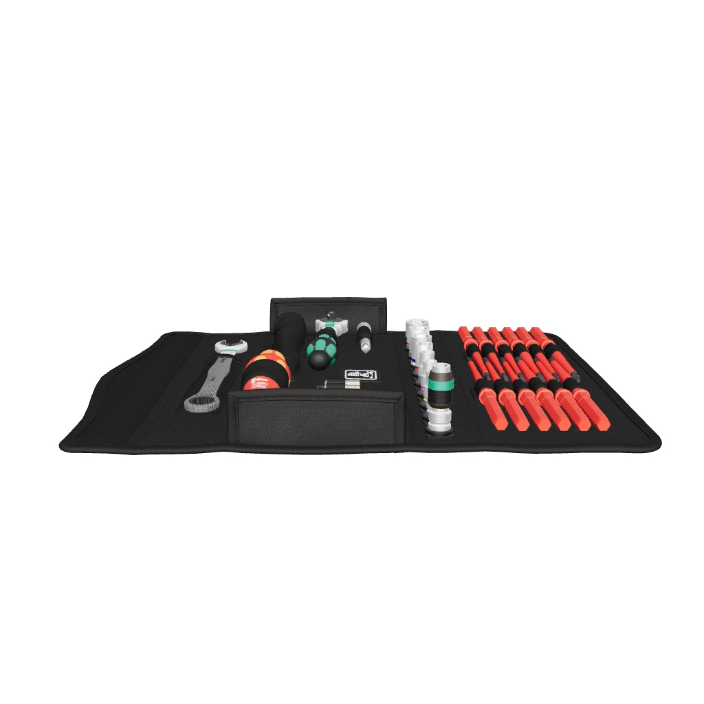 Wera 135871 Kraftform Kompact Maintenance W1 USA SAE Set, 35 Pieces - WR135871 - KC Tool