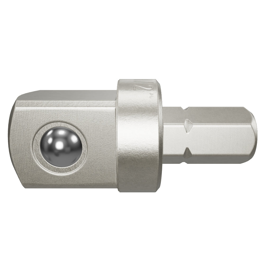 Wera 136002 Male 5/16" Hex to Male 1/2" Square Drive Adaptor - WR136002 - KC Tool