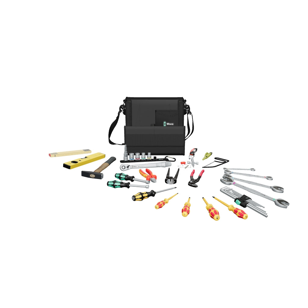 Wera 136071 Plumbing, Heating and Air Conditioning 2go SHK 1 Tool Set, 30 Pieces