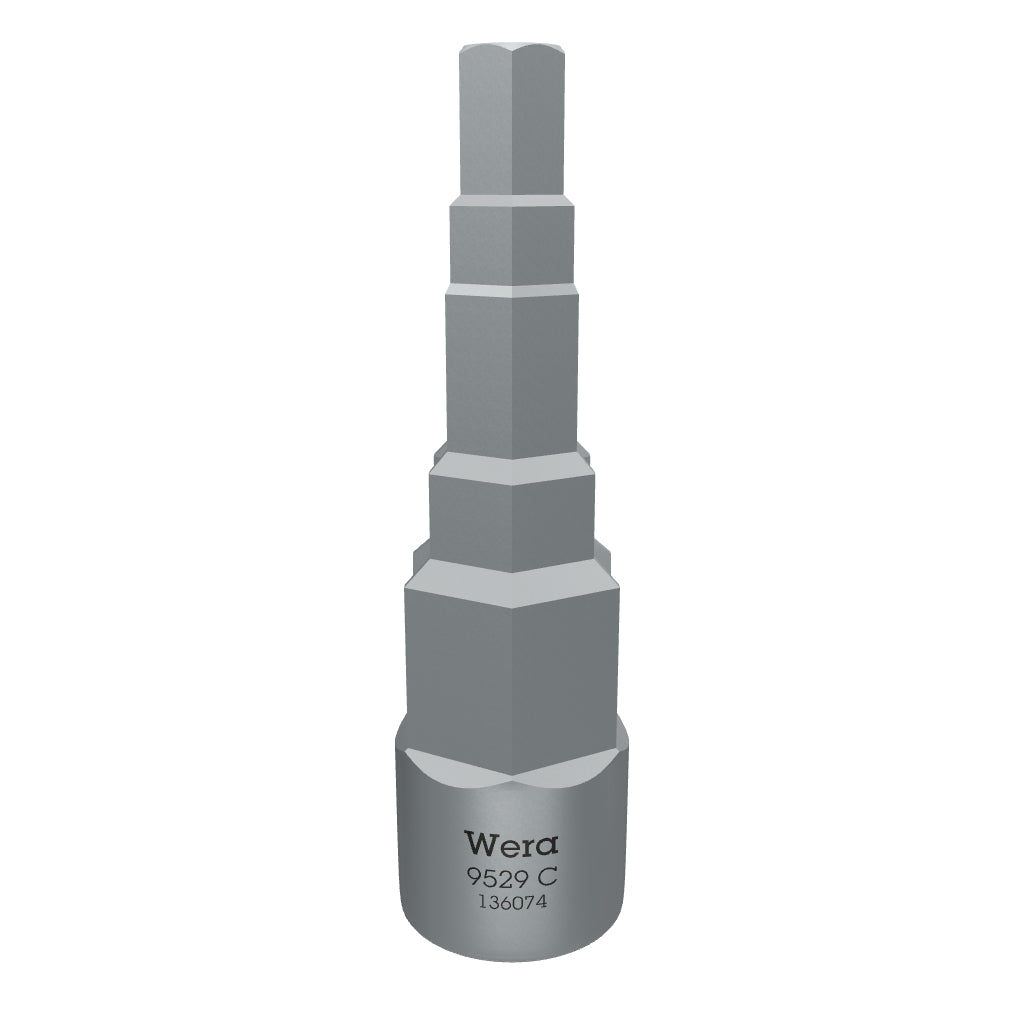 Wera 136074 Step Wrench 9529 C SB, 1/2" Drive - WR136074 - KC Tool