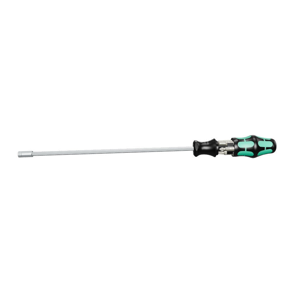 Wera 136075 Kraftform Kompakt 27 XL SHK 1 Bitholding Screwdriver, 1/4" Hex, 7 Pieces, 300 mm - WR136075 - KC Tool