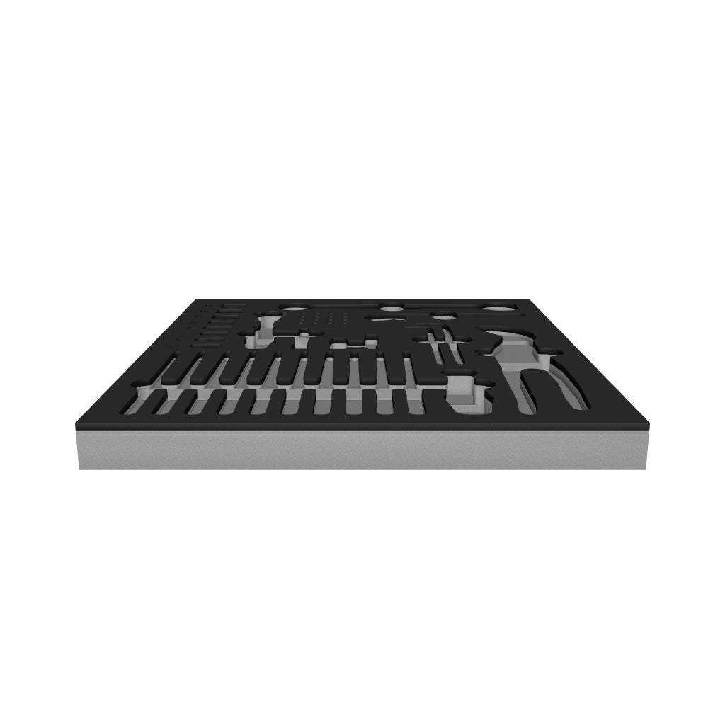 Wera 137353 9853 Foam Insert Kraftform Kompakt Maintenance Set 1, Empty - WR137353 - KC Tool