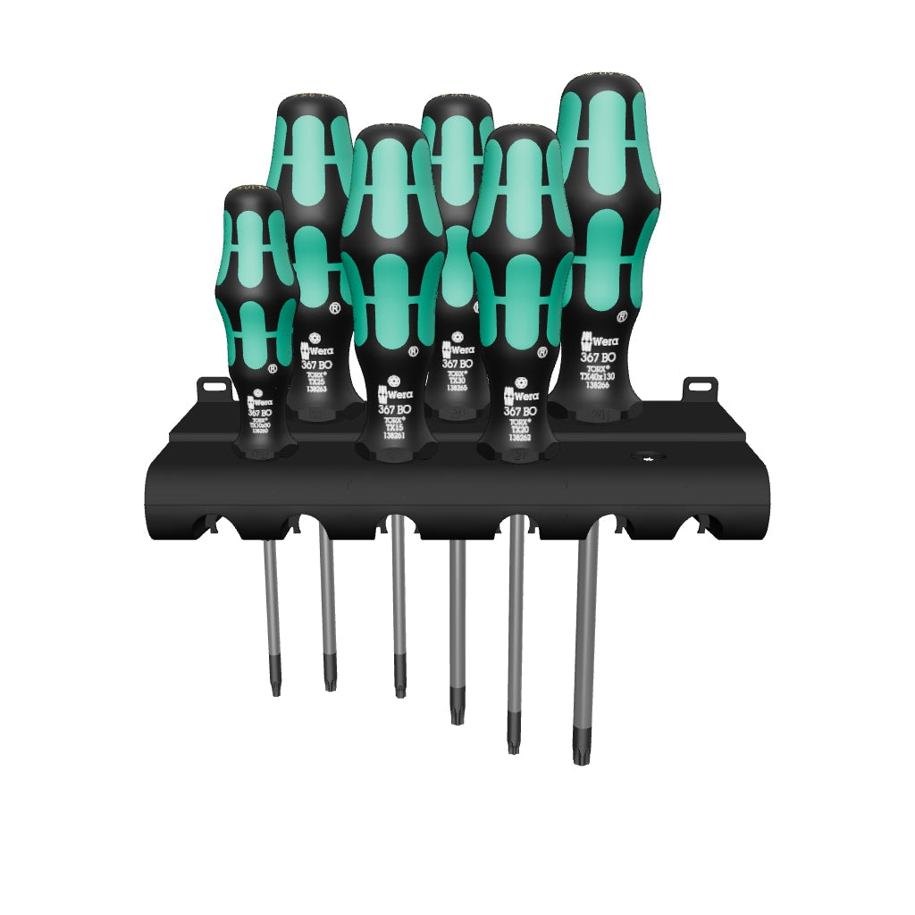 Wera 138250 Kraftform Plus Security TORX® Screwdriver Set + Rack - WR138250 - KC Tool