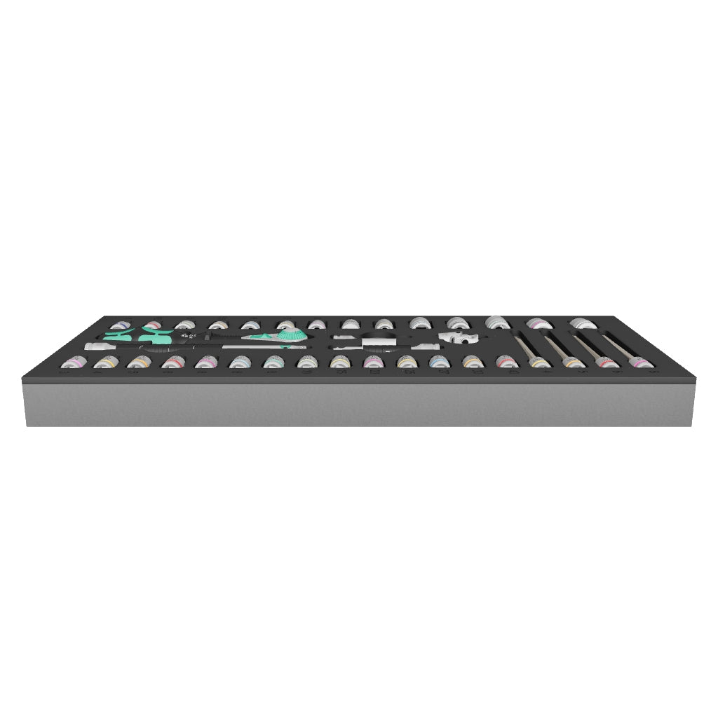 Wera 150110 Foam Insert 8000 A Zyklop 1/4