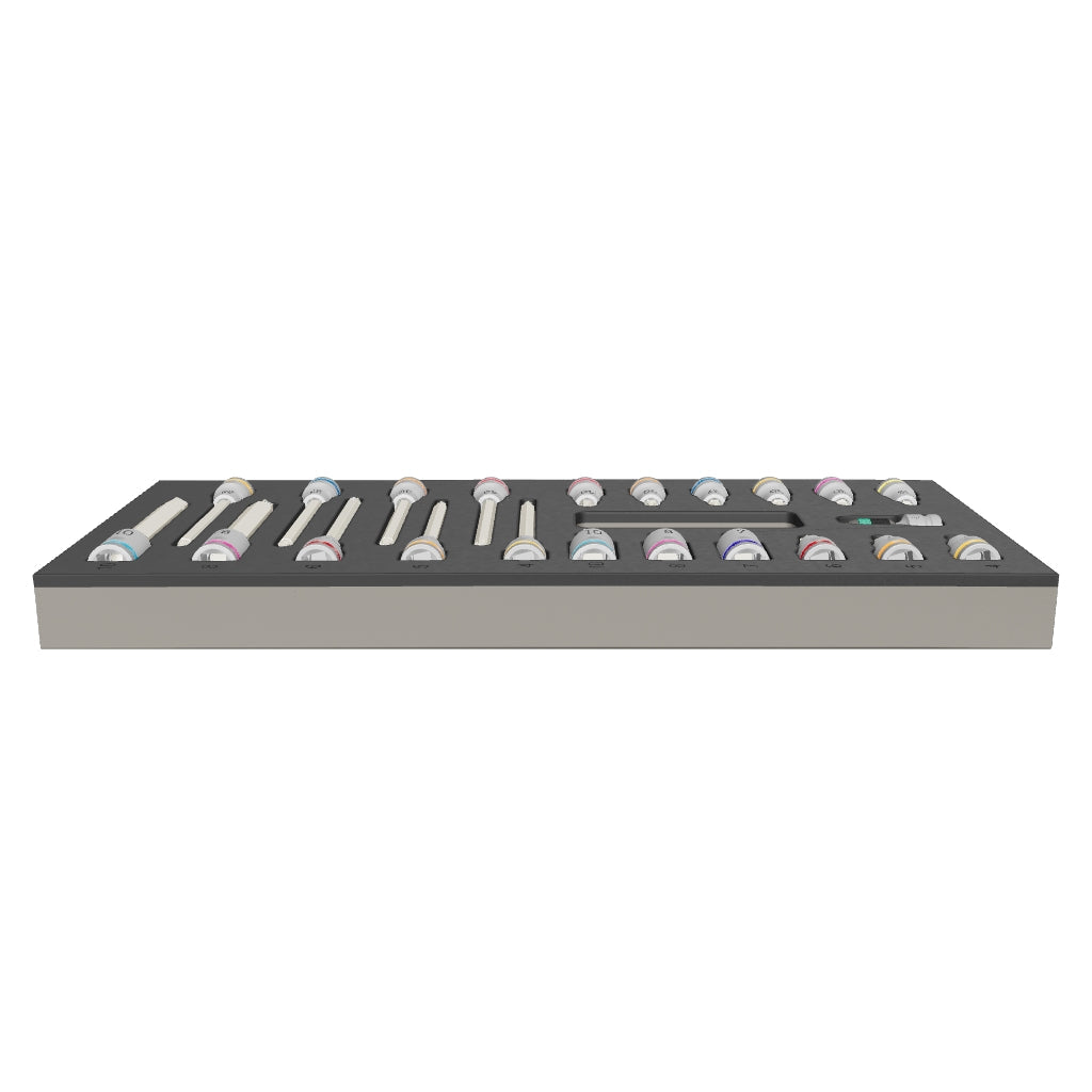 Wera 150113 Foam Insert Zyklop B 3/8" Bit Socket Set 1, 22 Pieces - WR150113 - KC Tool
