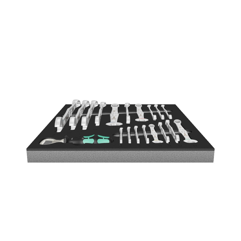 Wera 150121 Foam Insert 6003 Joker Set 1, 18 Pieces - WR150121 - KC Tool