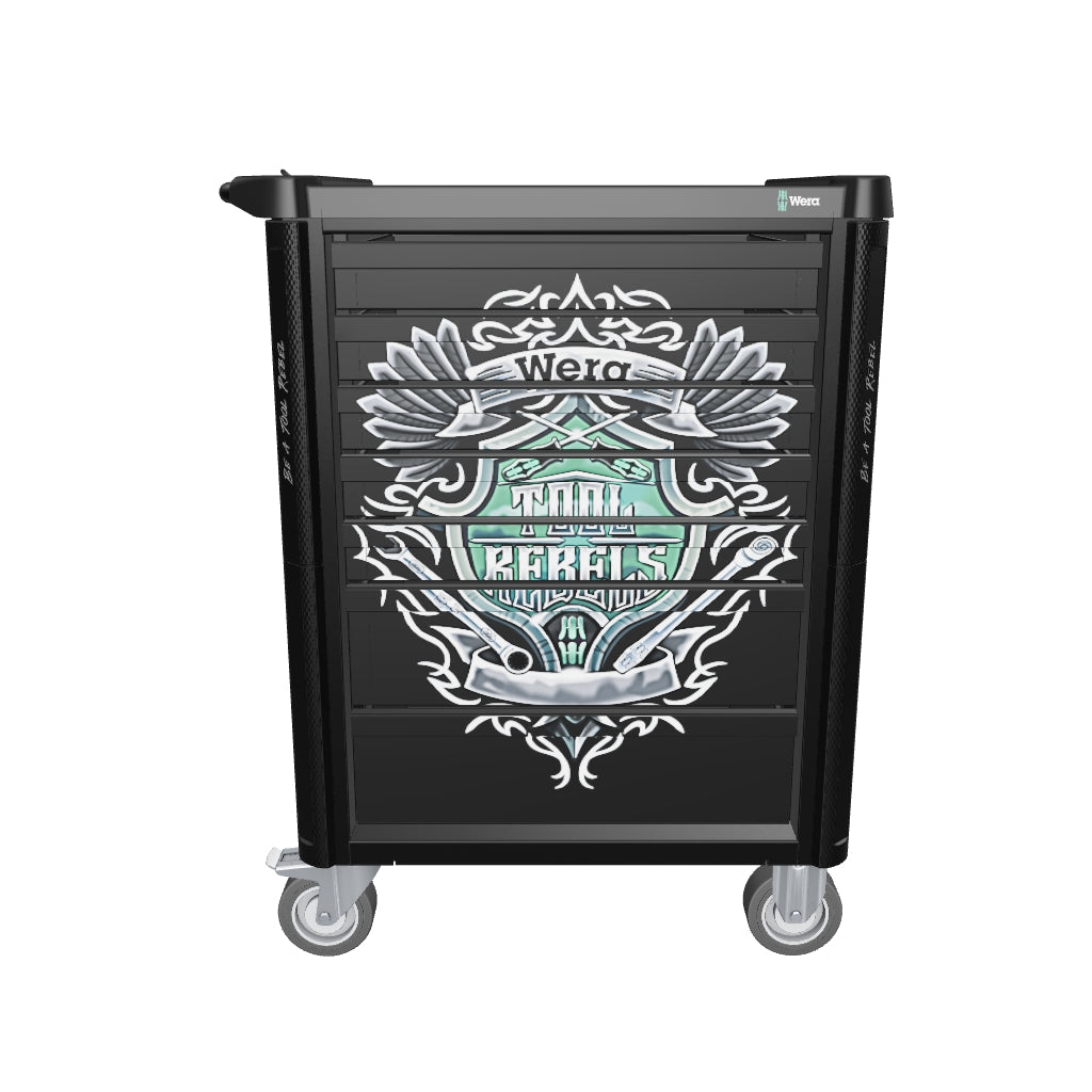 Wera 305851 Tool Rebel Rolling Tool Cabinet, Empty - KC Tool