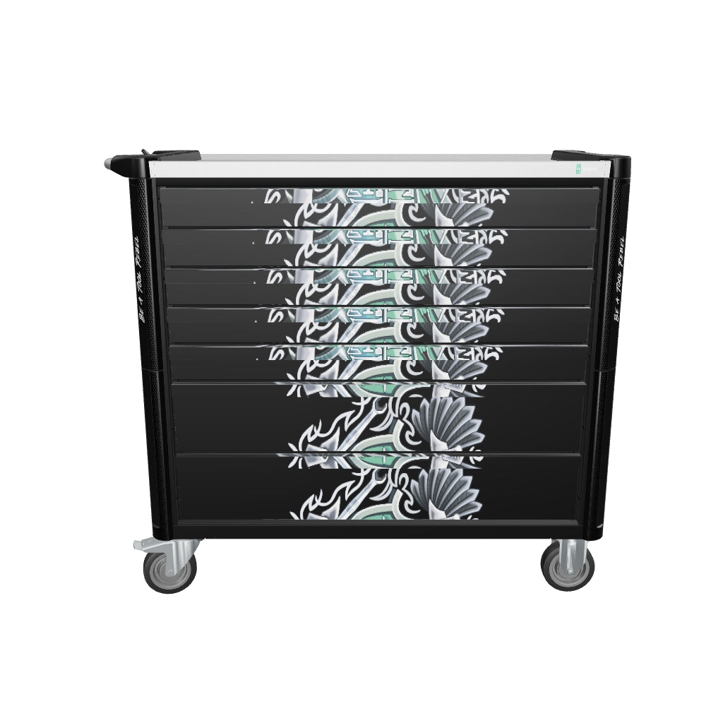 Wera 501881 Tool Rebel Rolling Tool Cabinet Stainless XXL, Empty - KC Tool