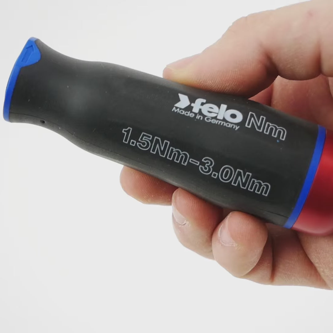 Load video: Felo Torque Limiting Handle - 13-26 in/lbs