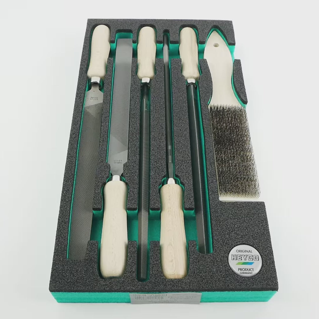 Load video: Heyco File Set, 7 Pieces