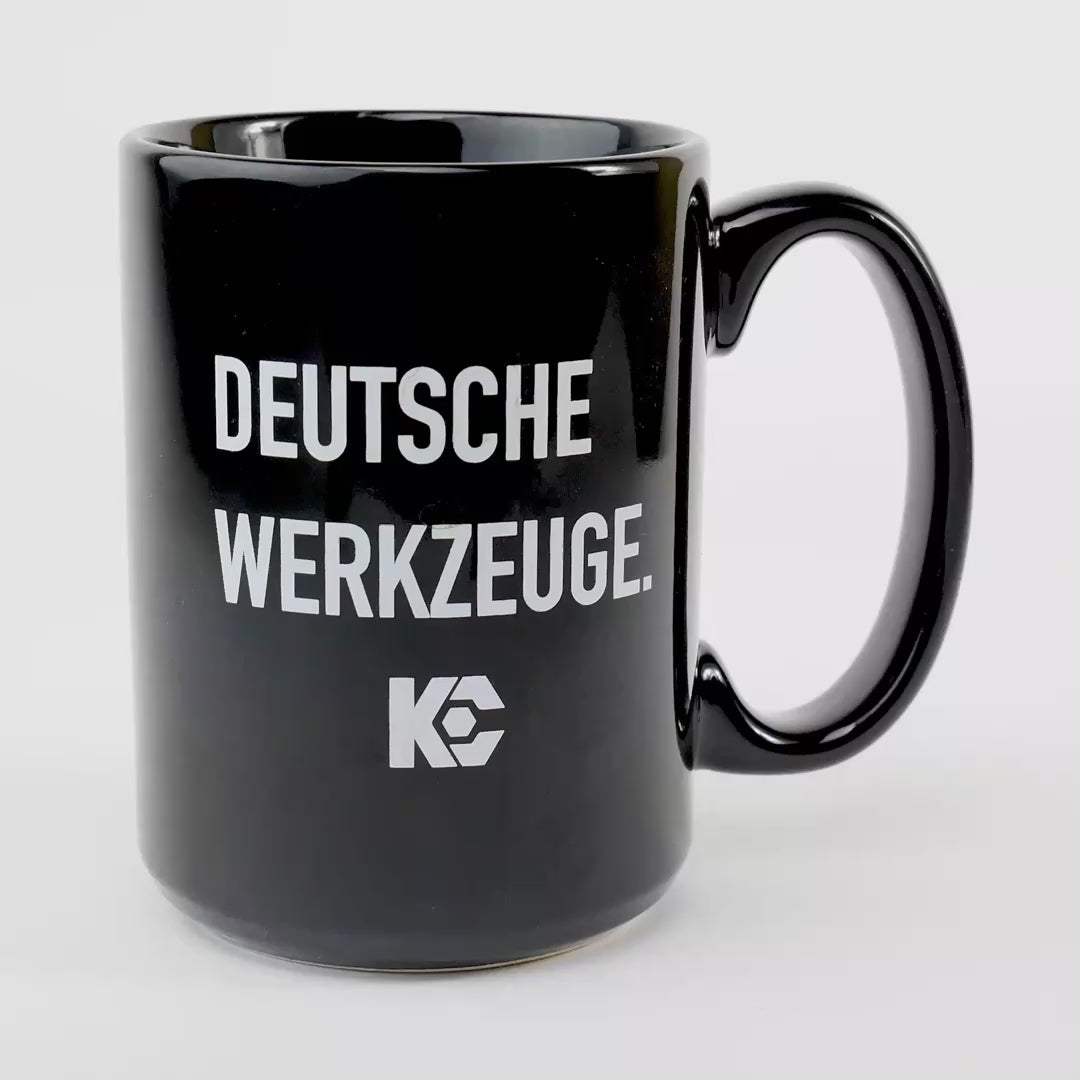 Load video: KC Tool Deutsche Werkzeuge Coffee Mug