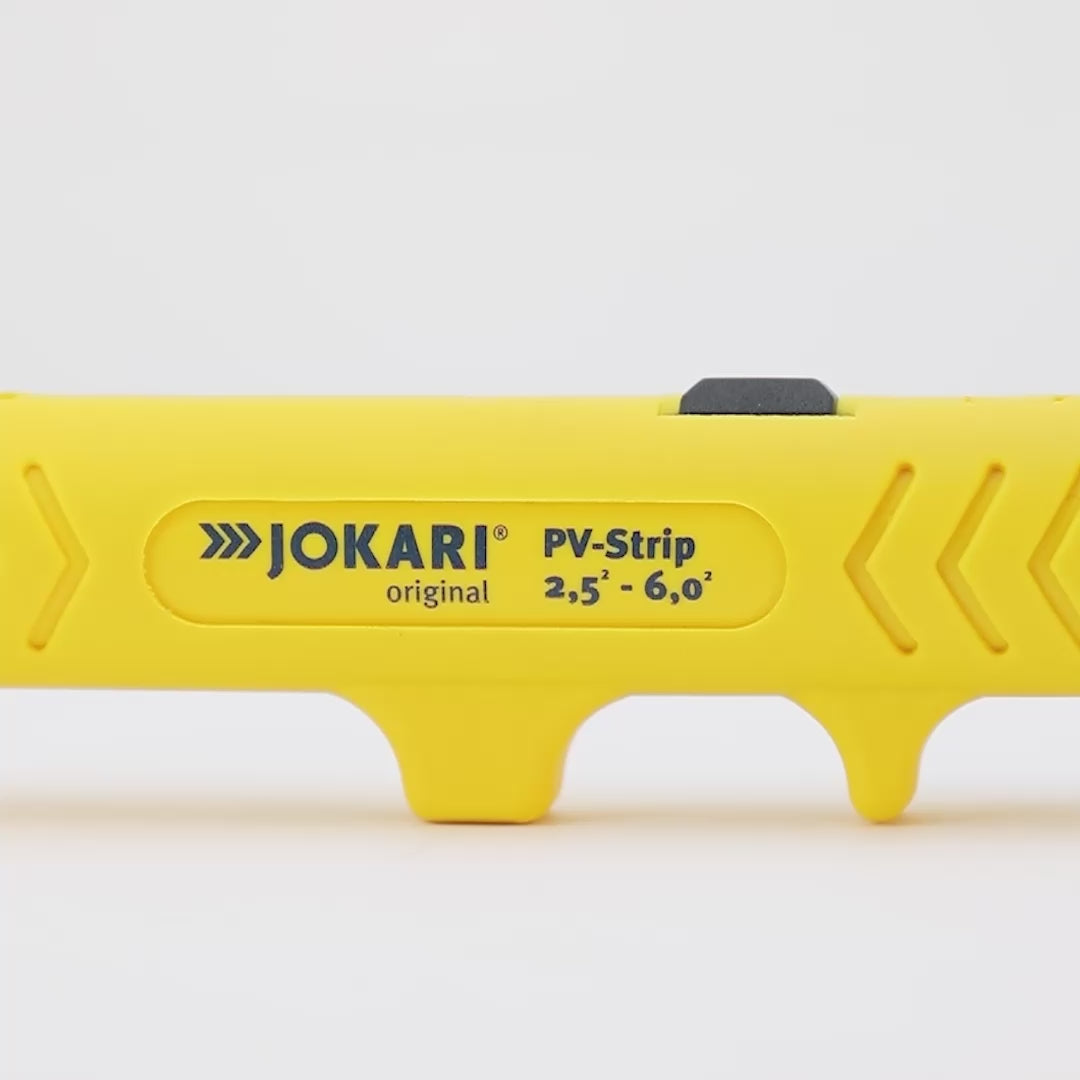 Load video: Jokari PV-Strip Solar Cable Stripper