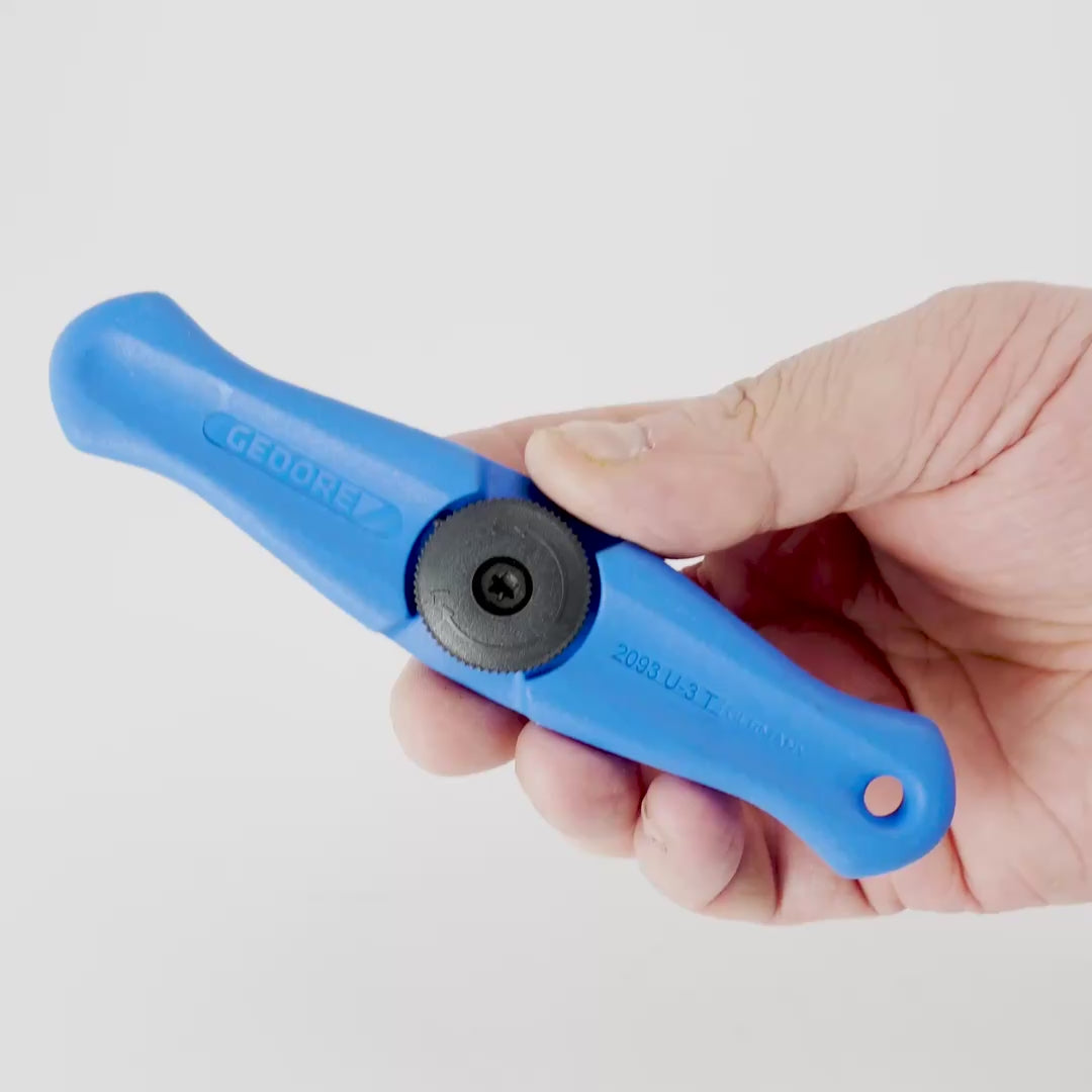 Load video: Gedore 2093 U-3 T Ratchet with T-handle 1/4" 140 mm