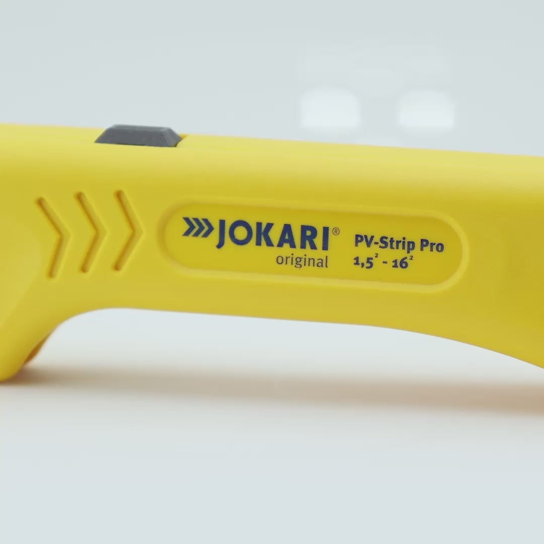 Load video: Jokari PV-Strip Pro Solar Cable Stripper