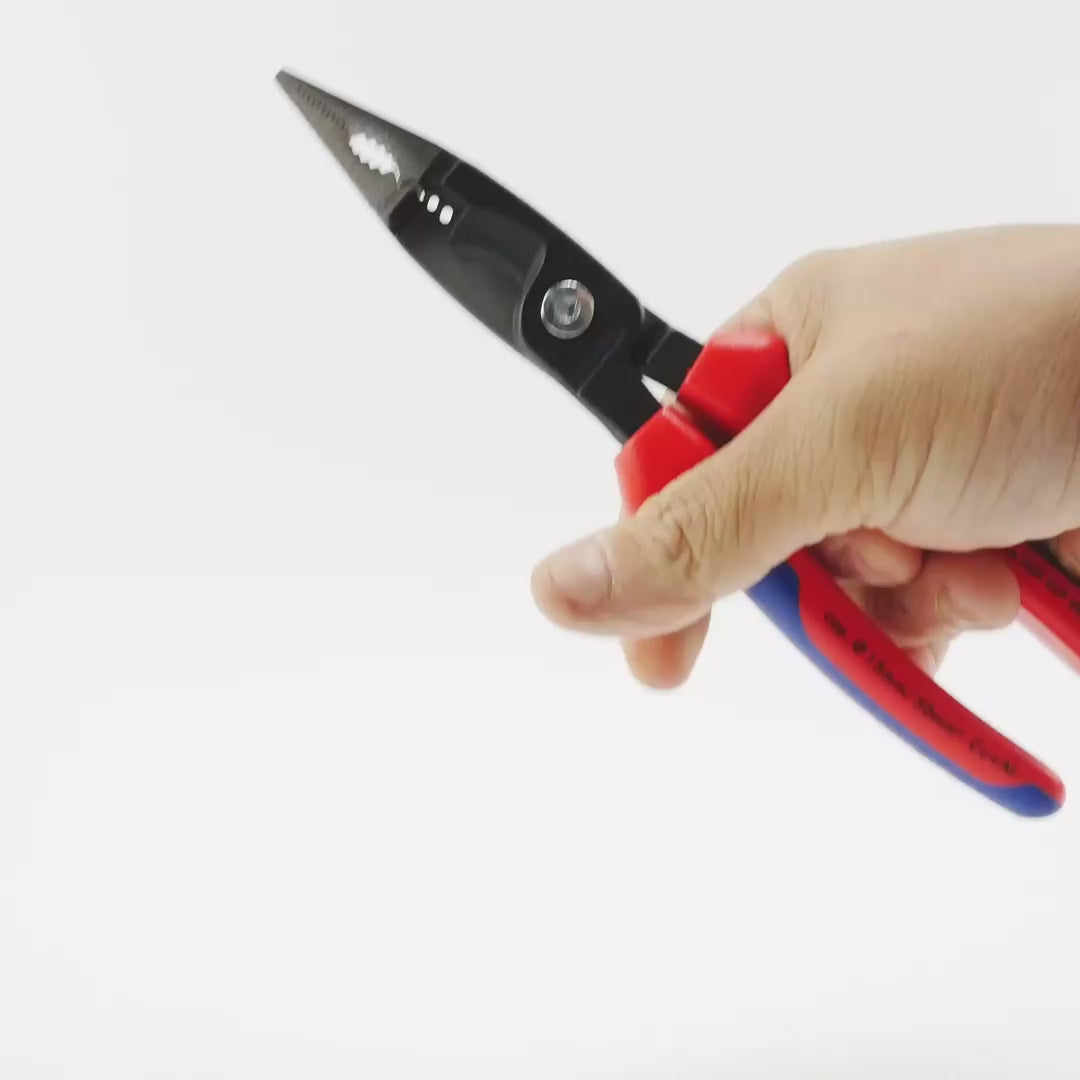 Load video: Knipex Pliers for AWG Electrical Installation - MultiGrip