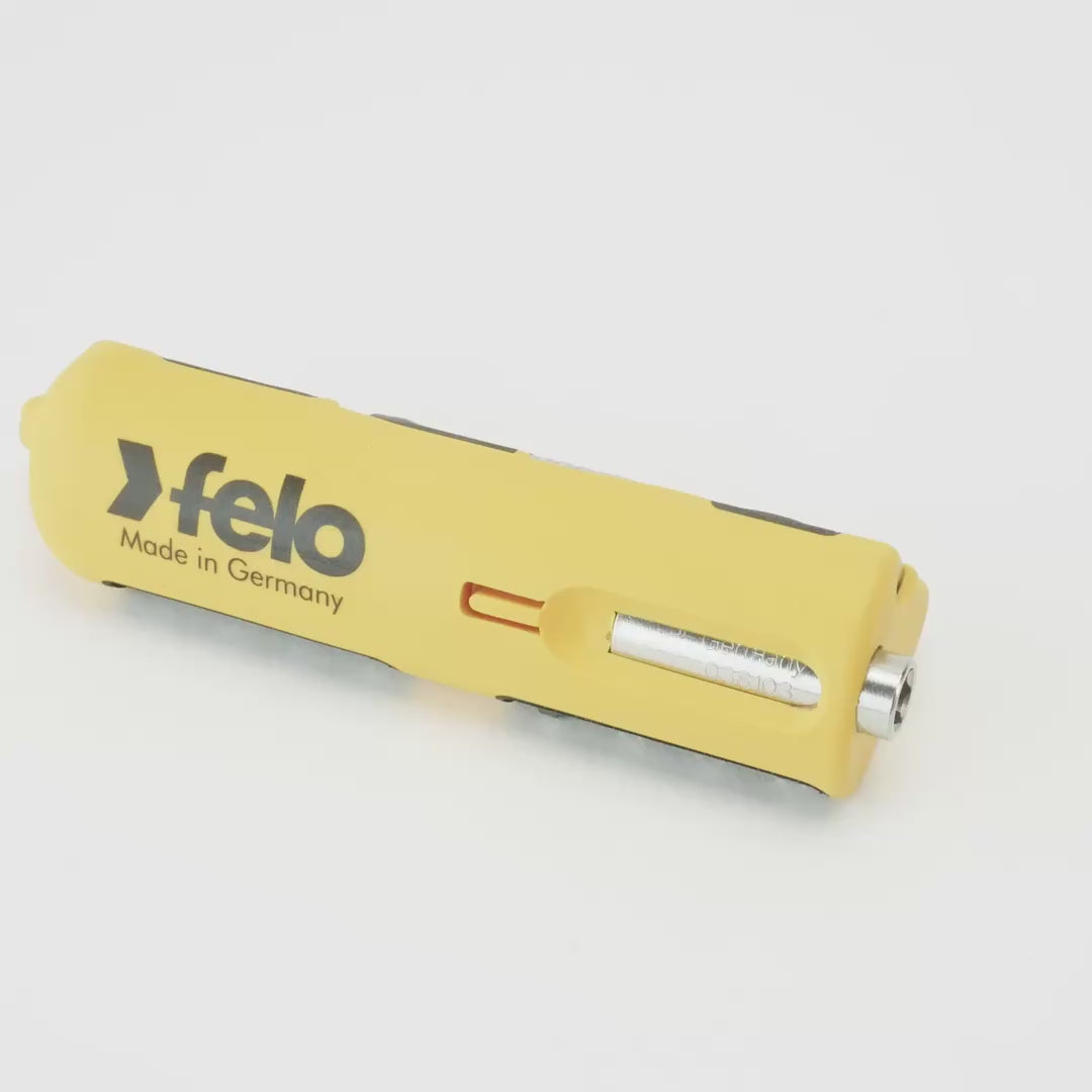 Load video: Felo Impact 8 Piece TORX® Insert Bit Set