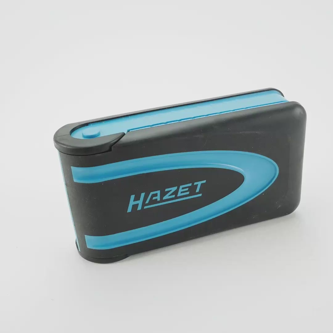 Load video: Hazet 856-1HP HiPer 1/4" Socket Set with SmartCase, 38 Pieces
