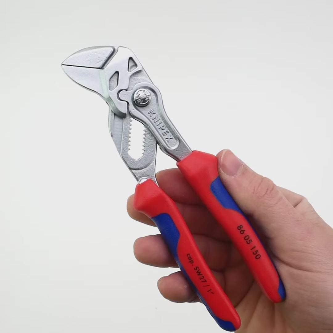 Load video: Knipex 6" Pliers Wrench - MultiGrip