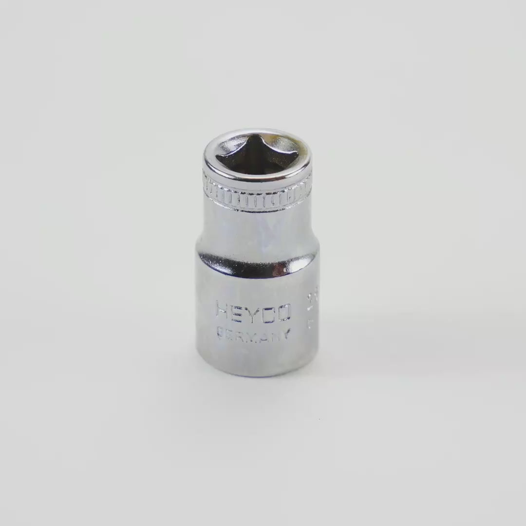 Load video: Heyco 10 x 1/4" 6 Point Socket